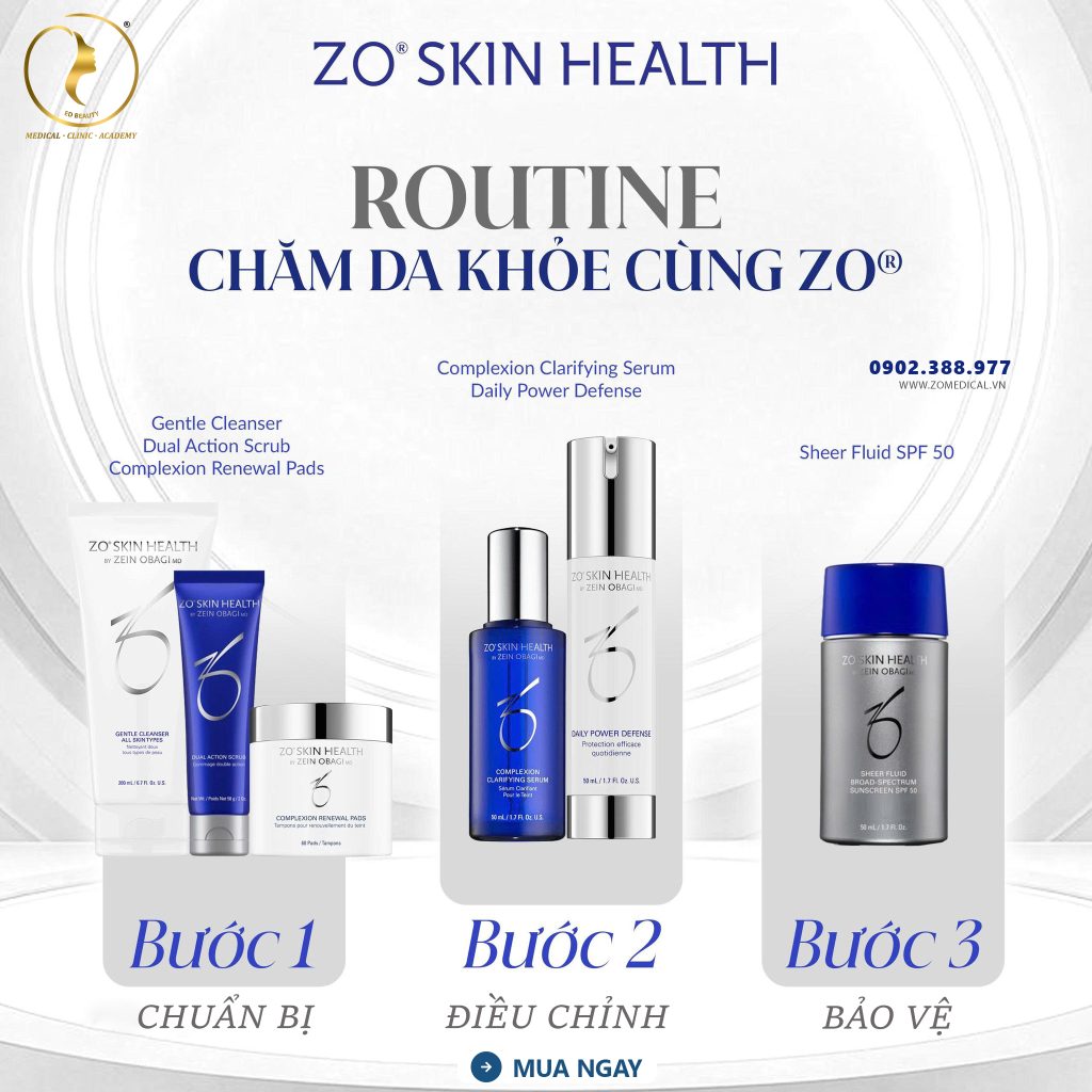 ROUTINE CHĂM DA KHỎE MẠNH