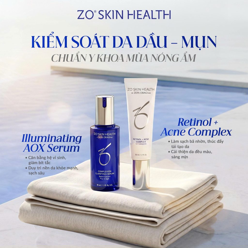 Hình: Bộ đôi kiểm soát dàu mụn Zo Skin Health