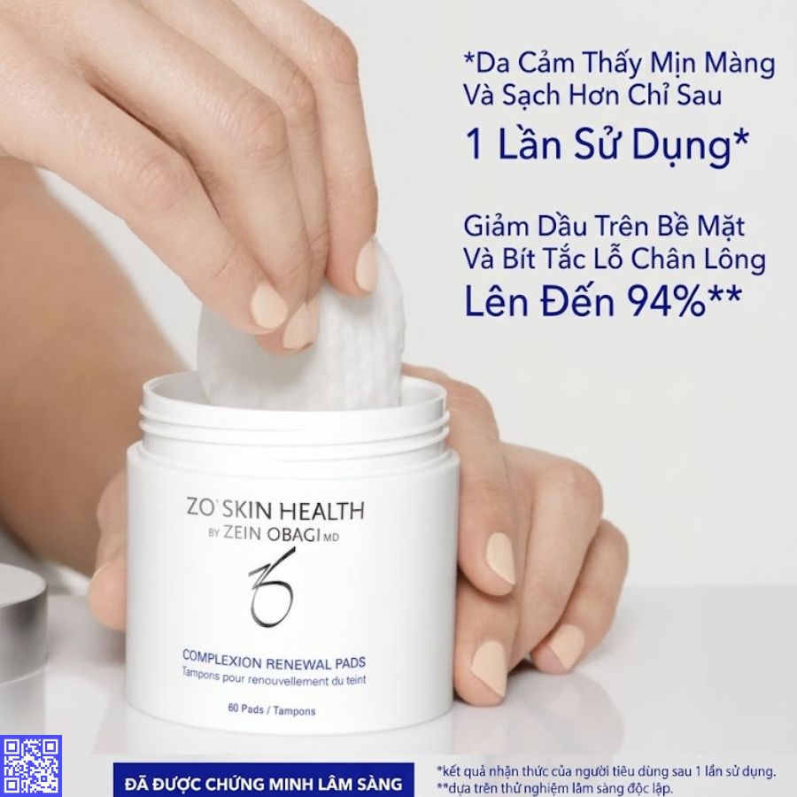 Complexion Renewal Pads – Hỗ trợ làm sạch và chăm sóc da dễ nổi mụn