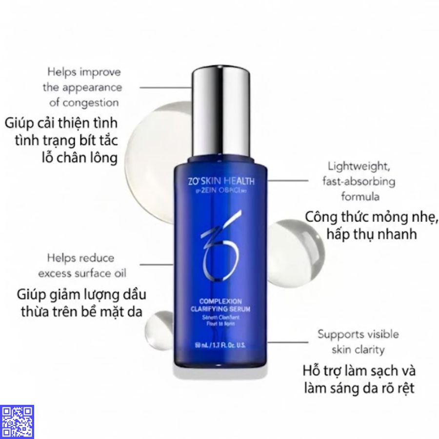 Complexion Clarifying Serum hỗ trợ kiểm soát dầu