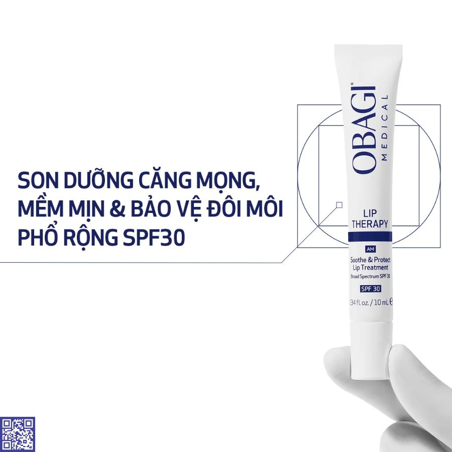 Thành phần son dưỡng Obagi Lip Therapy SPF 30