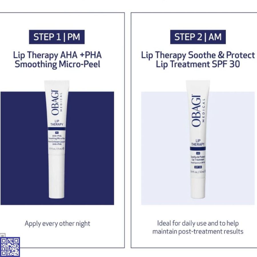 Bộ đôi dưỡng môi Obagi Lip Therapy