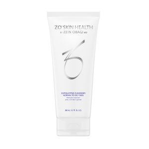 Exfoliating cleanser trong combo dưỡng da