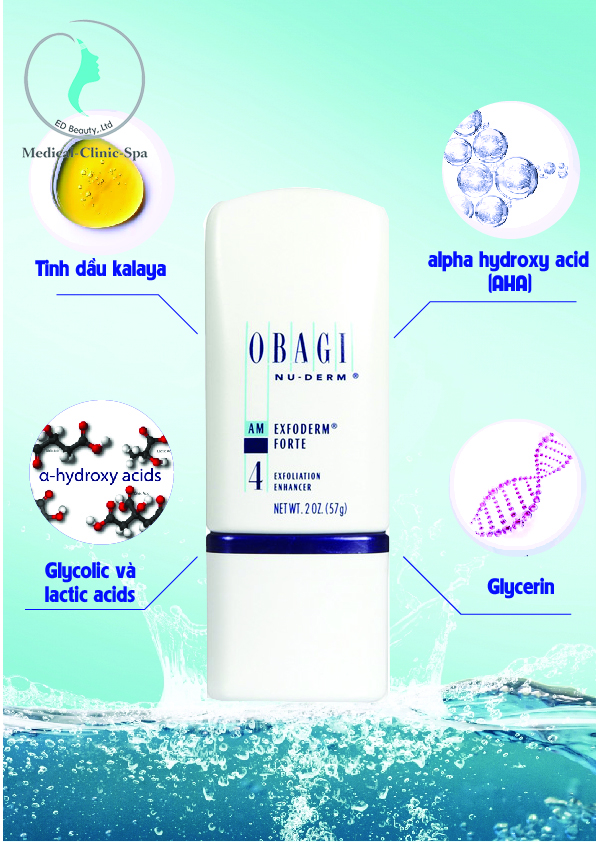 Thành phần Kem tẩy tế bào chết Obagi Nu-Derm Exfoderm Forte