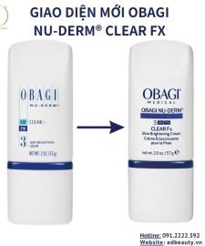 Kem trị dưỡng trắng, mờ thâm da bề mặt Obagi Clear Fx mẫu mới