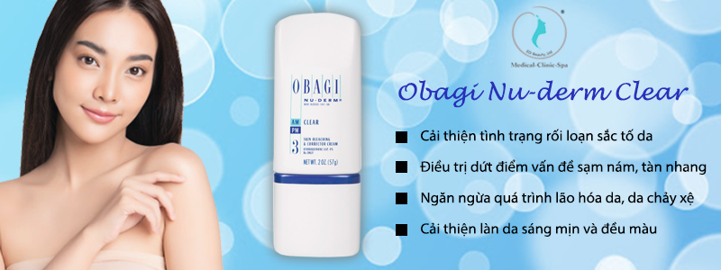 Công dụng của Obagi Nu-derm Clear Skin Bleaching & Corrector Cream