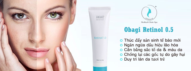 Công dụng Kem cân bằng sắc tố mạnh Obagi Retinol 1.0