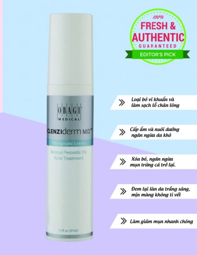 Công dụng Kem hỗ trợ đặc trị mụn Obagi Therapeutic Lotion