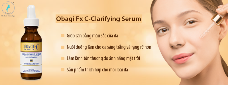 Công dụng nổi bật của Serum sáng da làm lành tổn thương Fx C-Clarifying Serum