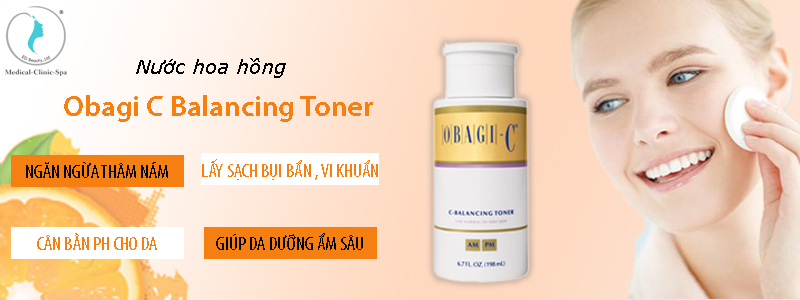 Công dụng nổi bật của Nước hoa hồng Obagi C Balancing Toner Vitamin C,E