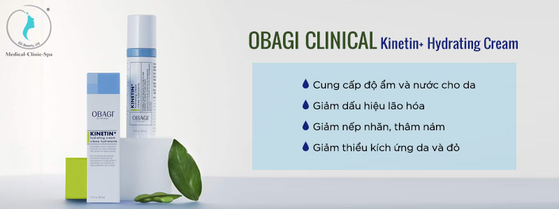 Công dụng nổi bật của Kem dưỡng phục hồi OBAGI CLINICAL Kinetin+ Hydrating Cream: