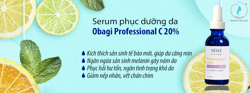 Công dụng nổi bật của Serum phục dưỡng da Obagi Professional C 20%