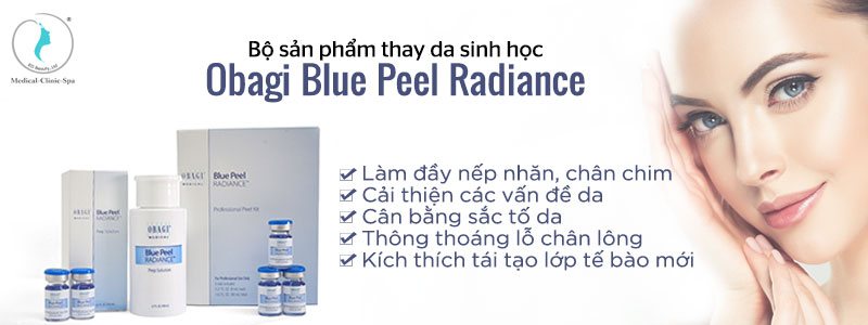 Công dụng của bộ sản phẩm thay da sinh học Obagi Blue Peel Radiance