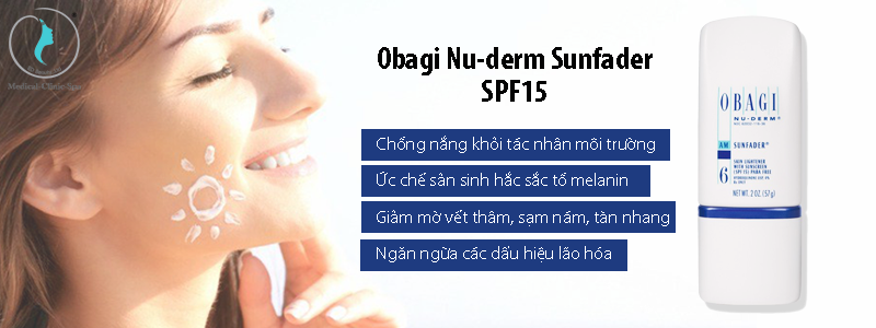 Công dụng của Obagi Nu-derm Sunfader Skin Lightener With Sunscreen SPF 15