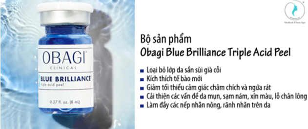 Tác dụng của bộ sản phẩm Obagi Blue Brilliance Triple Acid Peel