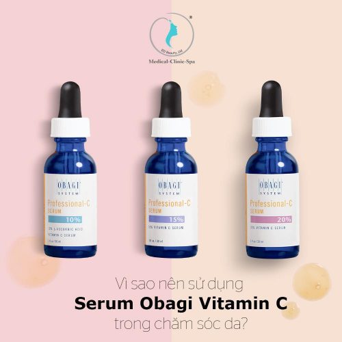 Vì sao nên sử dụng serum Obagi Vitamin C trong chăm sóc da?