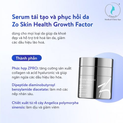 Serum ZO Skin Health Growth Factor tái tạo và phục hồi da