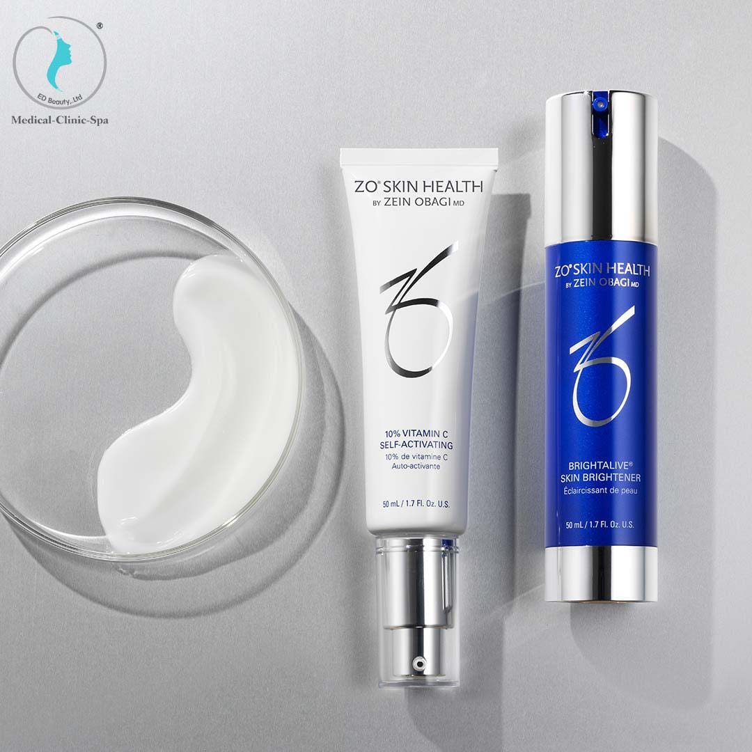 KẾT HỢP ZO BRIGHTALIVE VÀ 10 VITAMIN C TRONG CHU TRÌNH SKINCARE MÙA HÈ