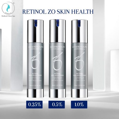 Retinol ZO Skin Health có 3 nồng độ 0.25% - 0.5% - 1.0%