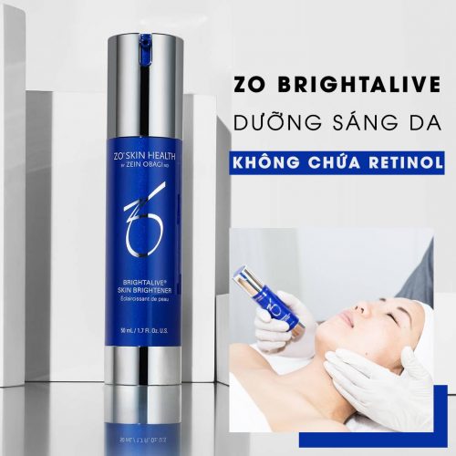ZO Brightalive là giải pháp dưỡng sáng da không chứa Retinol
