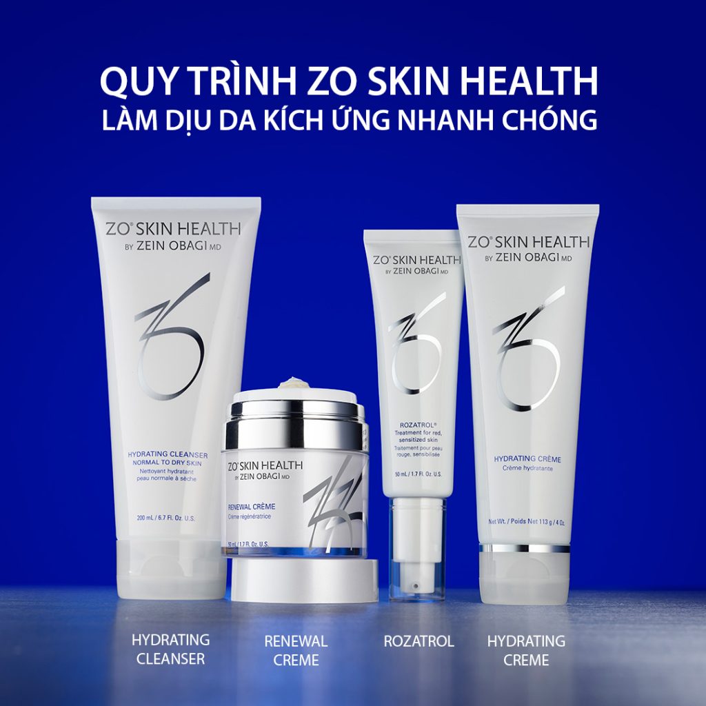 Quy trình ZO Skin Health làm dịu da kích ứng nhanh chóng