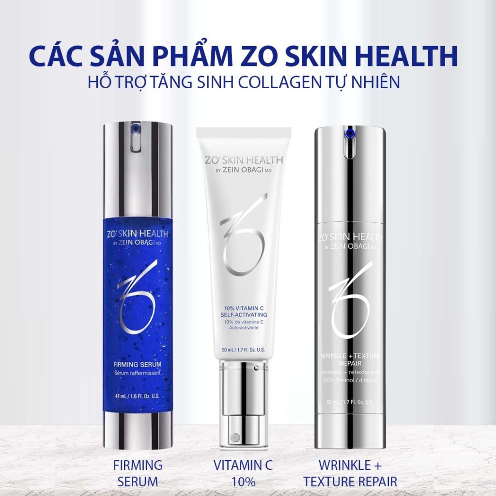 Các sản phẩm ZO Skin Health hỗ trợ tăng sinh collagen tự nhiên
