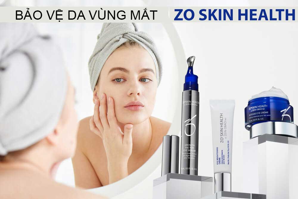 Bộ 3 sản phẩm ZO Skin Health giải pháp ngăn ngừa lão hóa vùng da quanh mắt