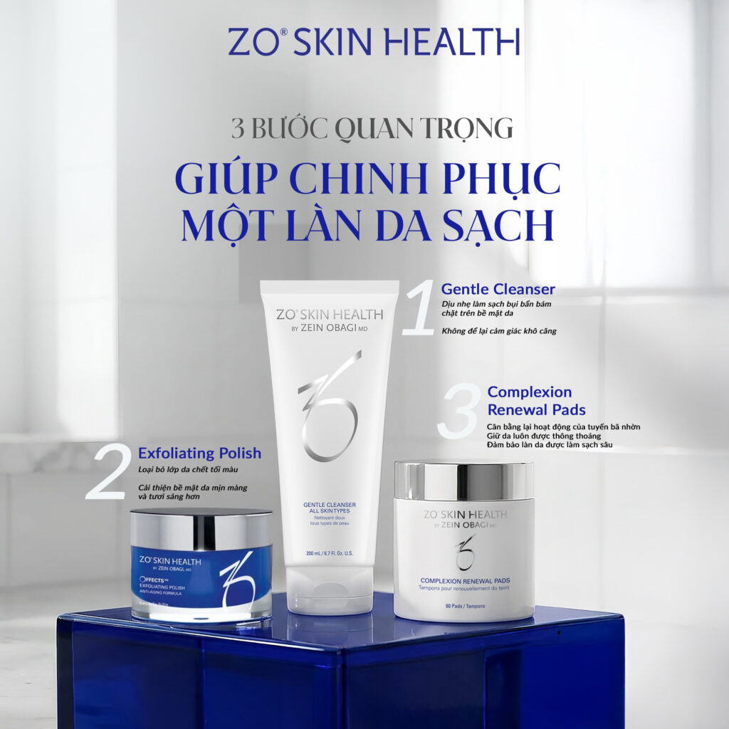 3 Bước Làm Sạch Da Quan Trọng