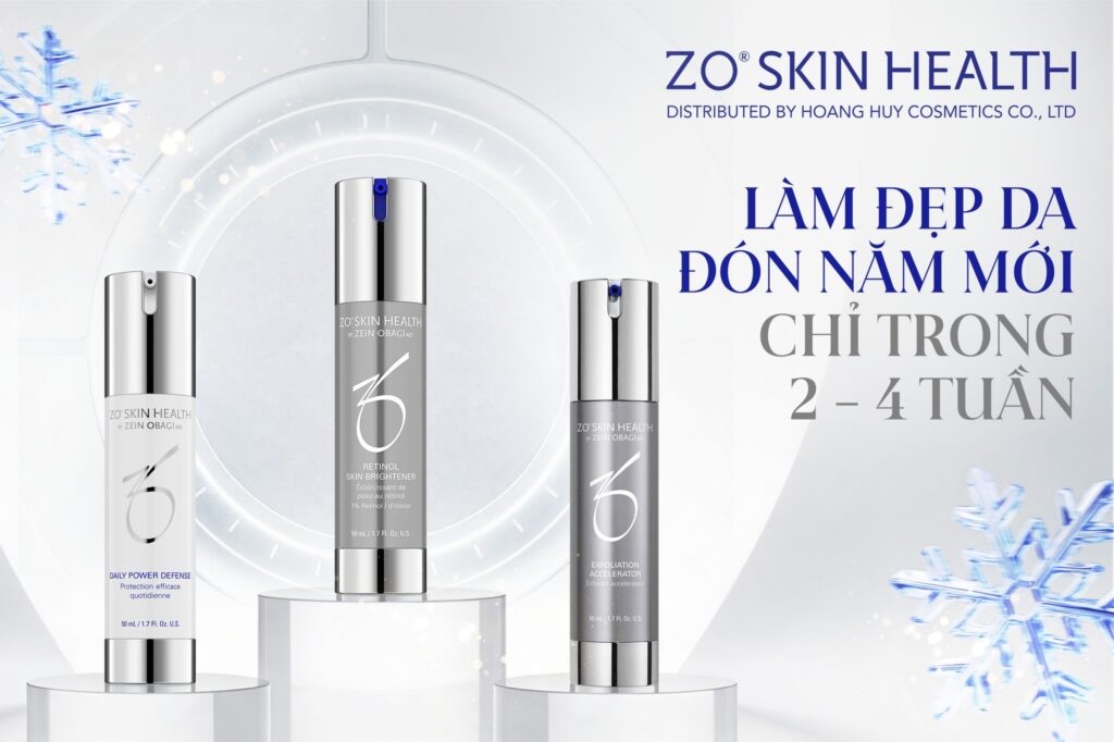 Hình: Bộ 3 Zo Skin Health làm mới làn da
