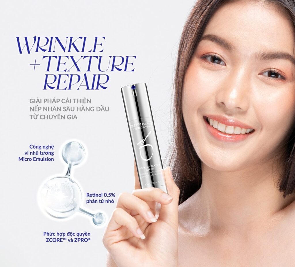 Hình: Công dụng Zo Skin Health Wrinkle + Texture Repair