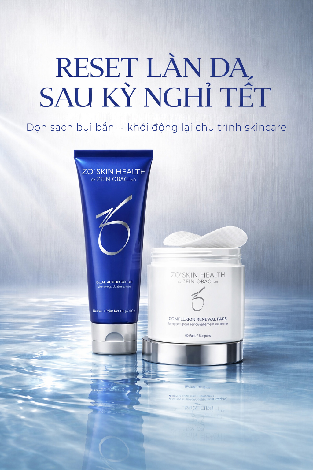 Bộ đôi Zo Skin Health reset Làn Da