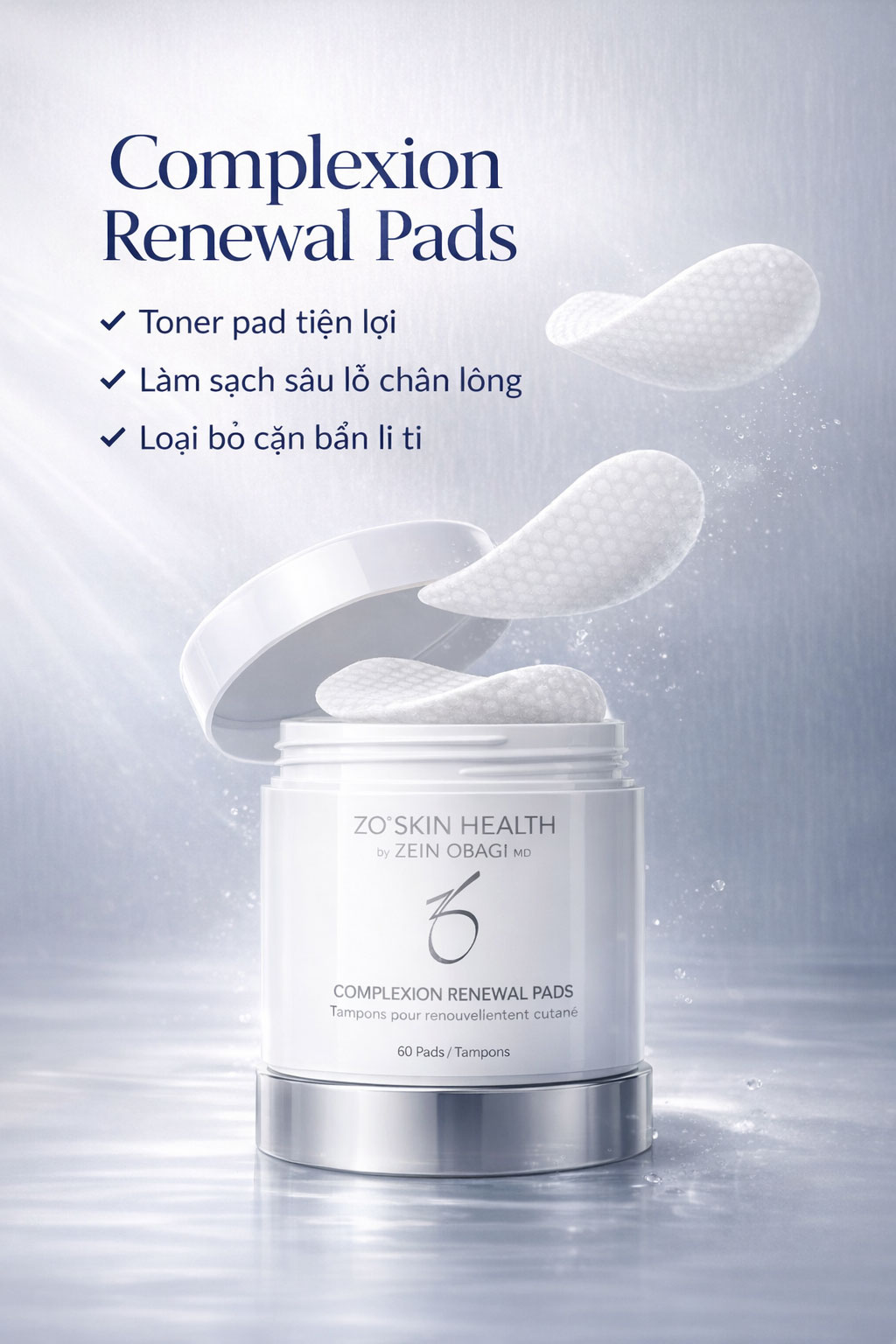 Hình: Complexion Renewal Pads – Toner Pads làm sạch sâu