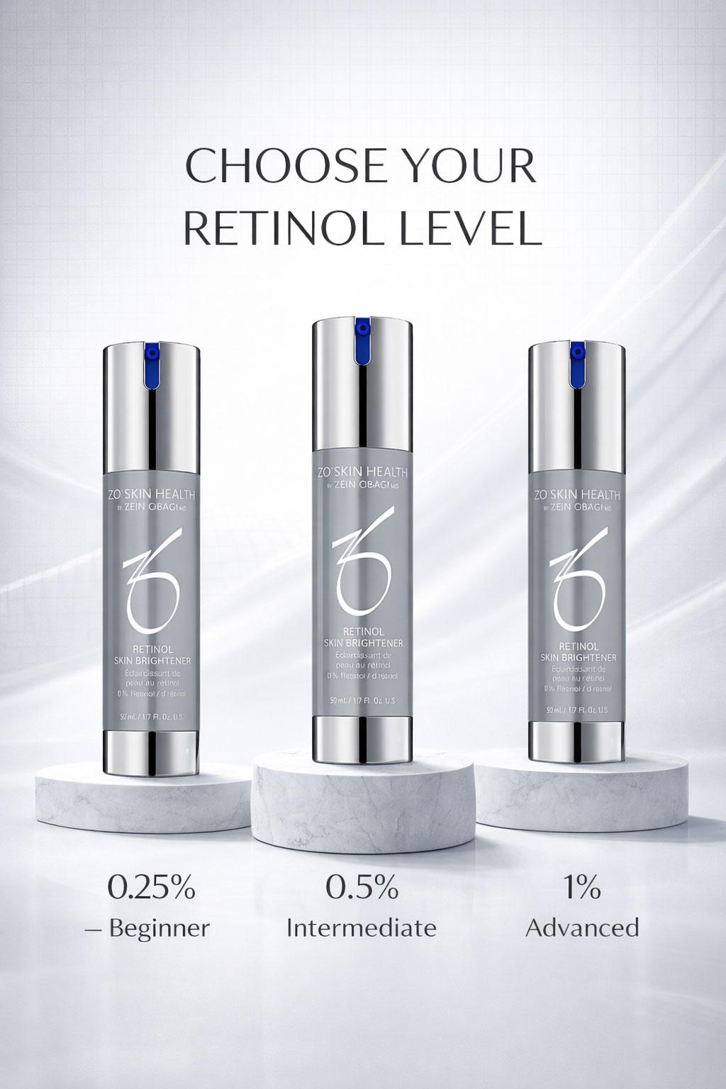 Hình: Routine trẻ hoá da với Zo Skin Health Retinol