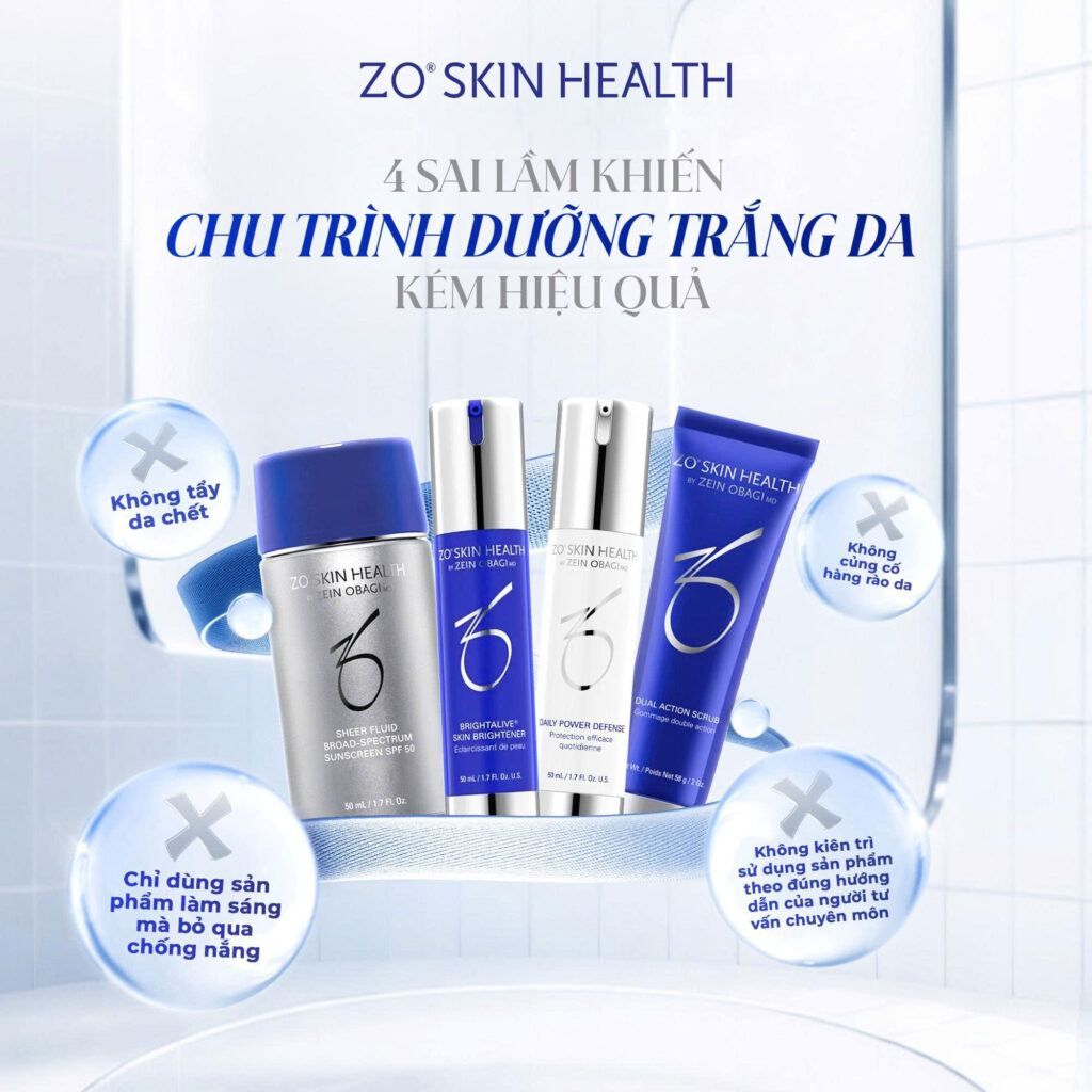 Hình: Vì sao dưỡng trắng da nhưng da vẫn xỉn màu