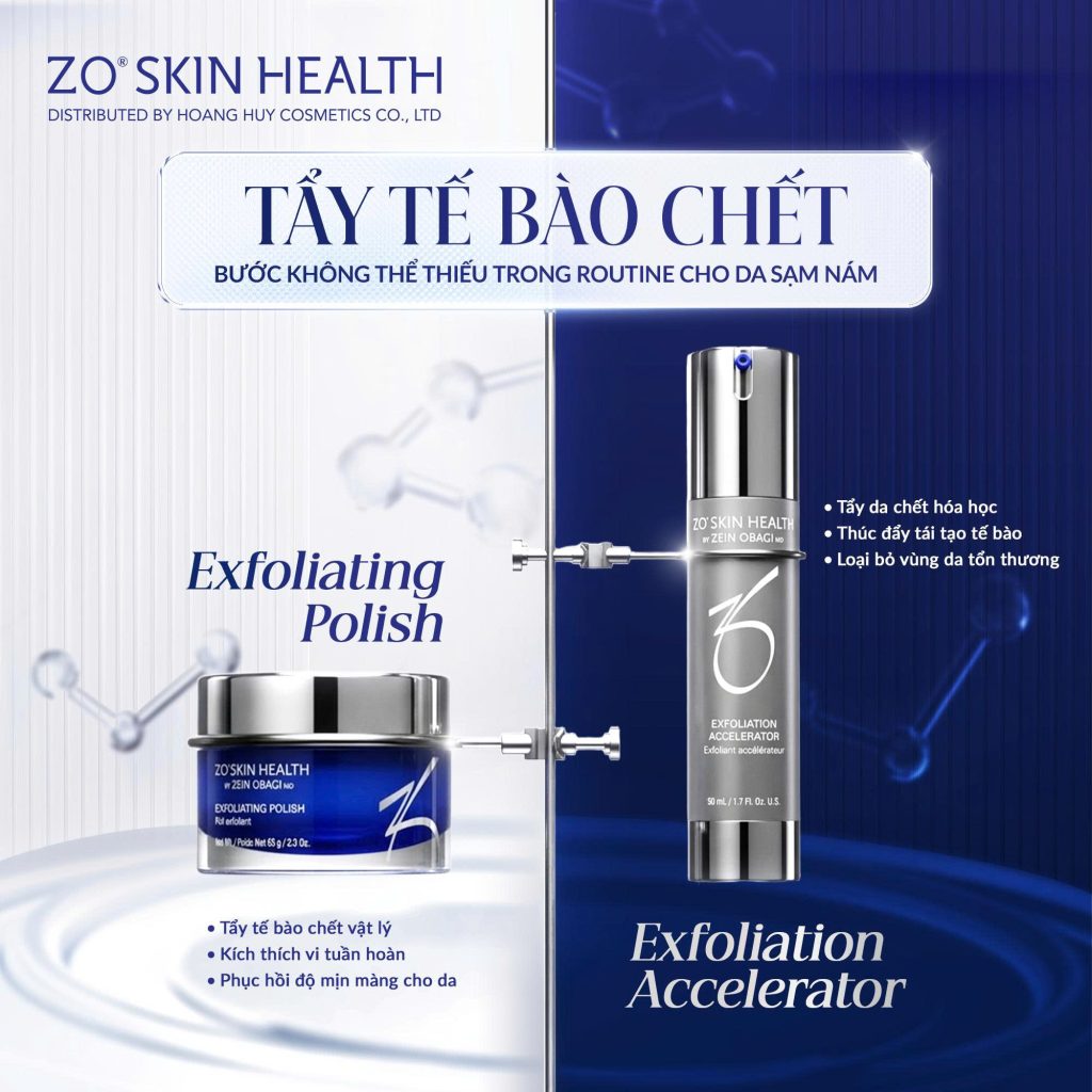 Hình: Tẩy tế bào da chết Zo Skin Health 