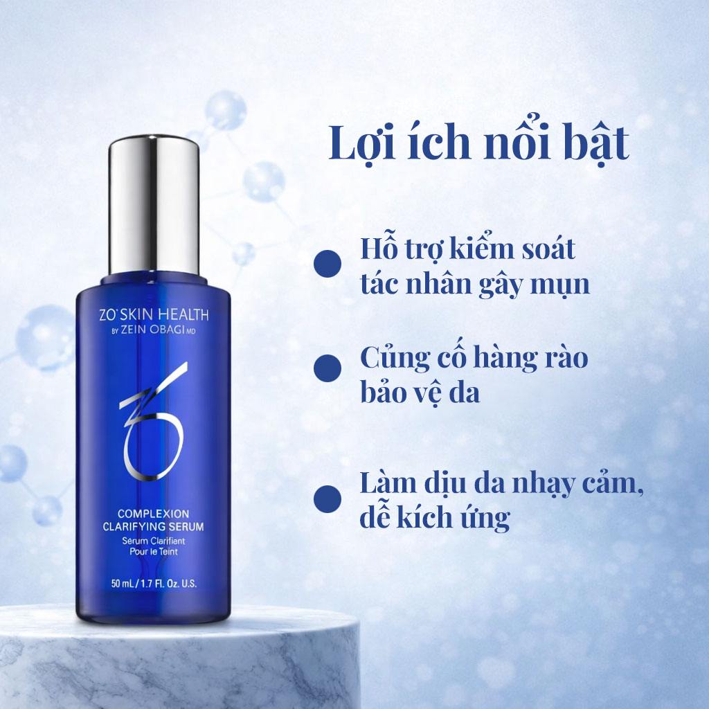 Hình: Công dụng của Complexion Clarifying Serum
